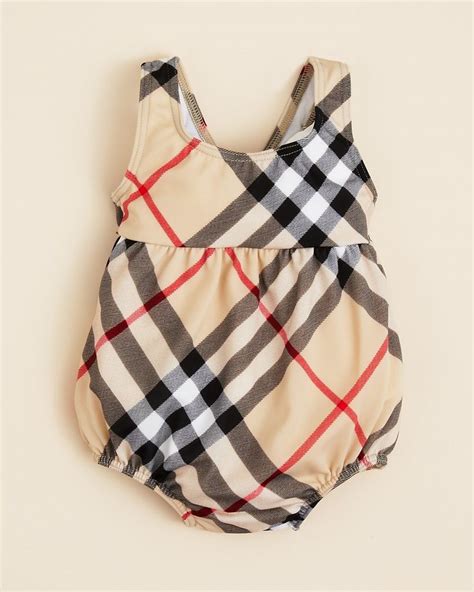 baby burberry bathing suit.